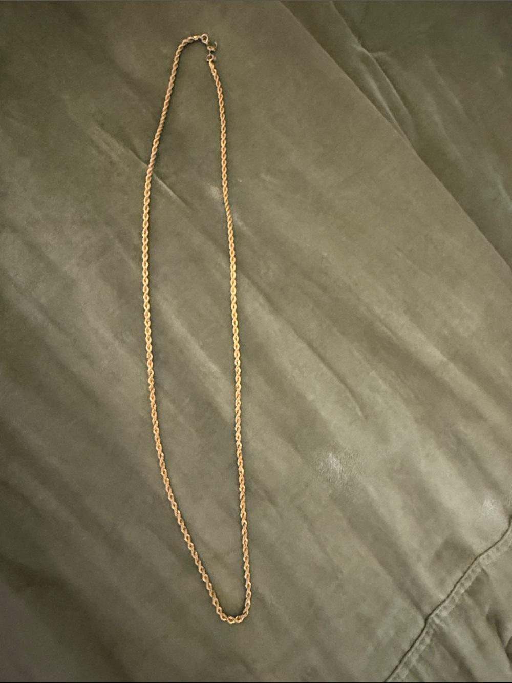 Monet Gold-Tone Twisted Rope Necklace for Women